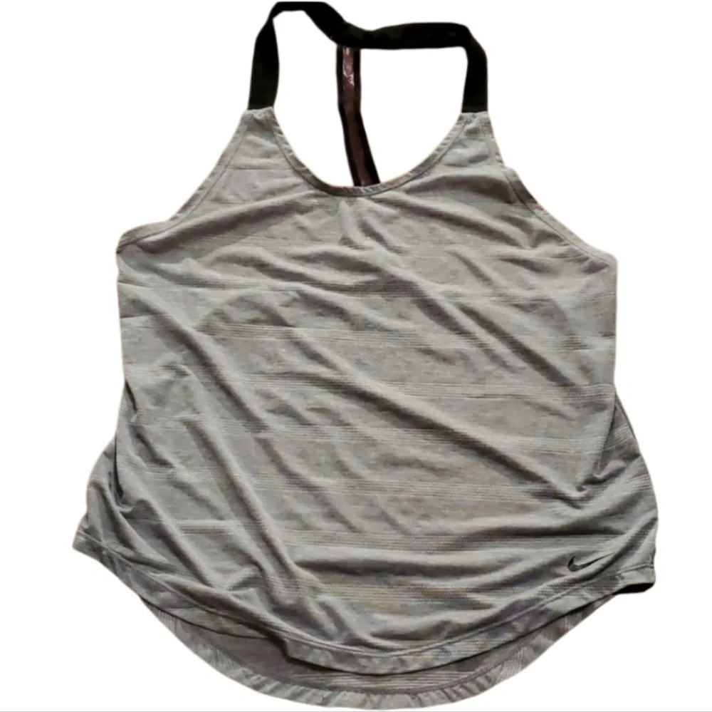 Nike Dri-Fit Tank Top Loose Small Gray